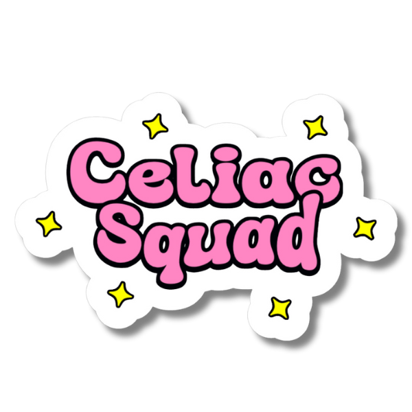 "Groovy Celiac Squad" Sticker