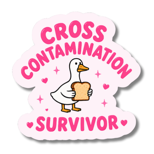Cross Contamination Survivor Sticker